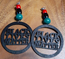 Load image into Gallery viewer, RBG Afrocentric Black Lives Matter Earrings Kargo Fresh
