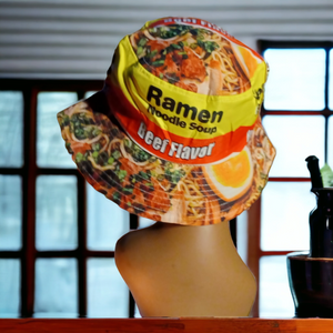 Ramen noodle bucket hat New Unisex Kargo Fresh