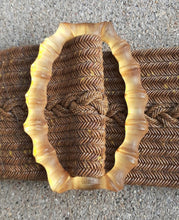 Load image into Gallery viewer, Rare Alexis Bittar Oversized Woven Lucite Buckle Belt Size L Kargo Fresh
