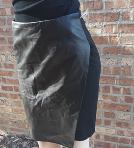 Rare Astrid Mixed Media Asymmetric Skirt Size 4 Kargo Fresh