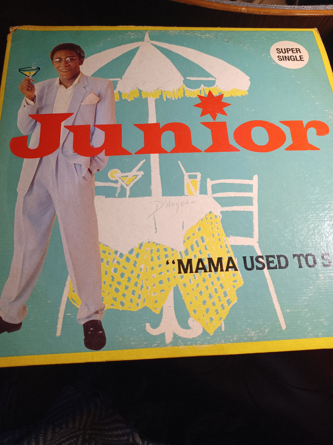 Rare Classic Junior Mama Used To Say Original 12”Single Record Vinyl 1981 Kargo Fresh