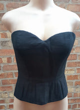 Load image into Gallery viewer, Rare Couture Sam Kori George Silk Taffeta Bustier Small Kargo Fresh
