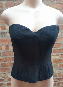 Rare Couture Sam Kori George Silk Taffeta Bustier Small Kargo Fresh