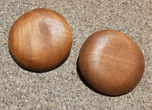 Rare Extra Large Chunky Wooden Clip On Earrings Kargo Fresh