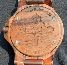 Load image into Gallery viewer, Rare Mens We Wood Walnut WOOD Watch Made in Italy Kargo Fresh
