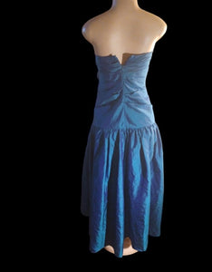 Rare Phoebe Couture Silk Ruffled Gown Size 4 Kargo Fresh