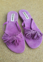 Load image into Gallery viewer, Rare Suede Manolo Blahnik Westy Sandals Size 6 Kargo Fresh
