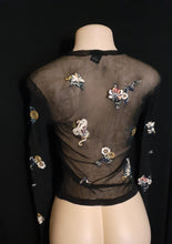 Load image into Gallery viewer, Rare Vivienne Tam Stretch Netting Top Small Kargo Fresh
