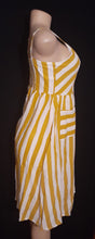 Load image into Gallery viewer, Rayon Pinstripe Cami Dress Size Small Kargo Fresh
