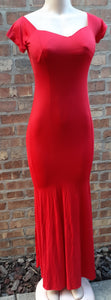 Red Maxi Dress Size Small Kargo Fresh