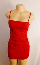 Load image into Gallery viewer, Red spandex Mini Dress Small Kargo Fresh
