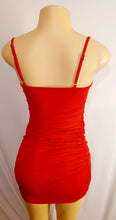 Load image into Gallery viewer, Red spandex Mini Dress Small Kargo Fresh
