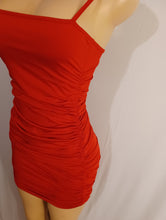 Load image into Gallery viewer, Red spandex Mini Dress Small Kargo Fresh
