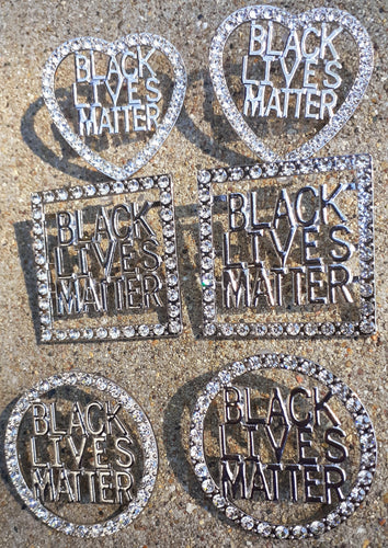 Rhinestone Black Lives Matter Earrings Kargo Fresh