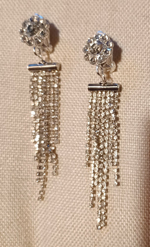 Rhinestone Clip on Earrings Kargo Fresh