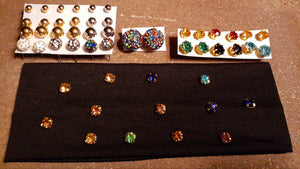 Rhinestone Headband and Earrings Bundle Kargo Fresh