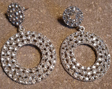 Load image into Gallery viewer, Rhinestone Hoop Earrings Kargo Fresh
