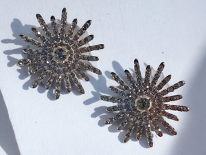 Rhinestone starburst stud earrings Kargo Fresh