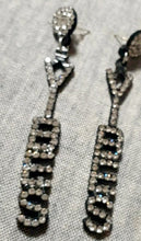 Load image into Gallery viewer, Rhinestone statement VIBES Earrings Kargo Fresh
