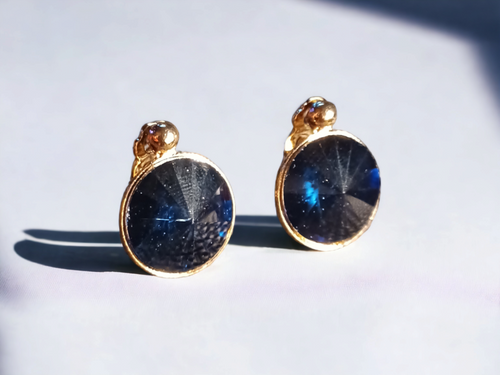 Rhinestone stud cluster clip on earrings Kargo Fresh