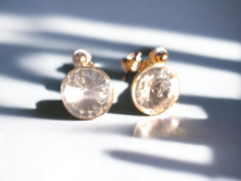 Load image into Gallery viewer, Rhinestone stud cluster clip on earrings Kargo Fresh
