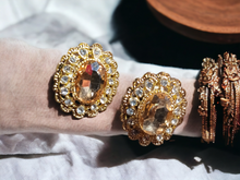 Load image into Gallery viewer, Rhinestone stud cluster clip ons Kargo Fresh
