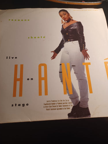 Roxanne Shante Live On Stage PROMO SINGLE Vinyl Record Album Kargo Fresh
