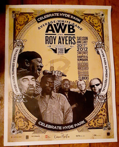 Roy Ayers 2012 Chicago Celebrate Hyde Park Concert  Poster Kargo Fresh