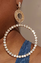 Load image into Gallery viewer, Runway Large gold metal Multi Hoop Clip On Earrings handmade Kargo Fresh
