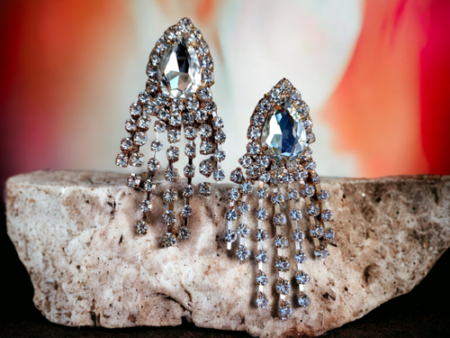 Runway rhinestone earrings Kargo Fresh