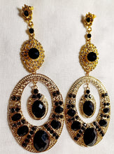 Load image into Gallery viewer, Runway rhinestone earrings Kargo Fresh
