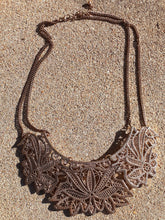 Load image into Gallery viewer, Rustic Floral Collar Bib Necklace Kargo Fresh
