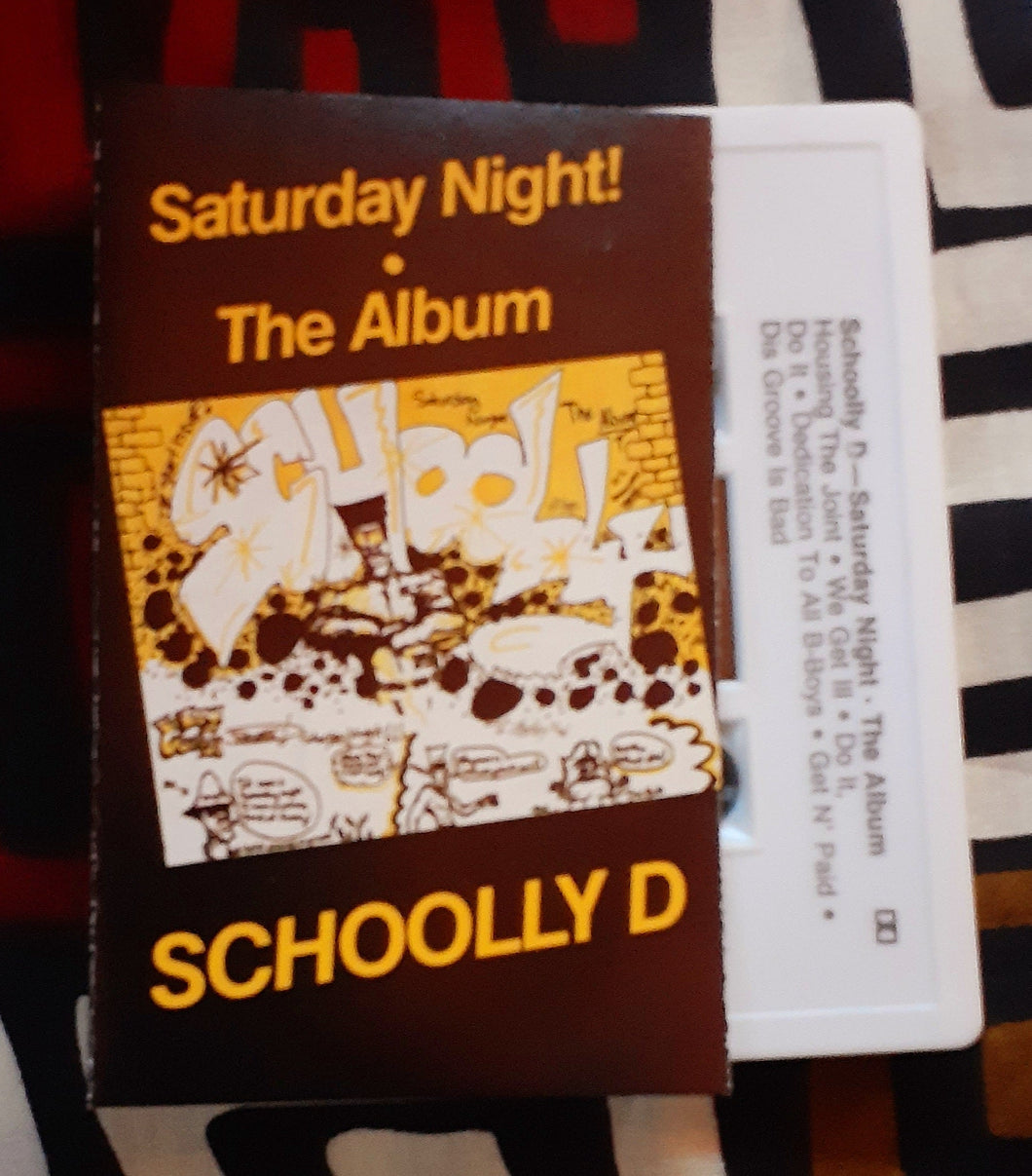 Schooly D  - Saturday Night The Album - 1987- Zomba Records Kargo Fresh