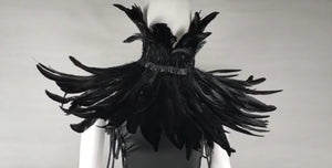 Avant Garde Feather Collar Necklace