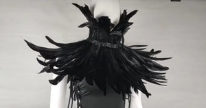 Avant Garde Feather Collar Necklace