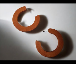 Minimalist wooden hoops Classic style