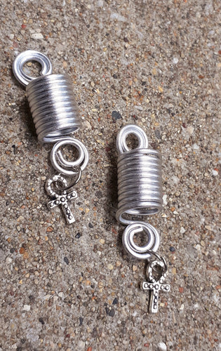 Set of 2 Ankh Braid/Loc Charm Kargo Fresh