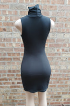 Load image into Gallery viewer, Sexy Black Body Con Mini Dress Kargo Fresh
