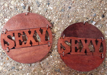 Load image into Gallery viewer, Sexy Statement Wooden Earrings Kargo Fresh
