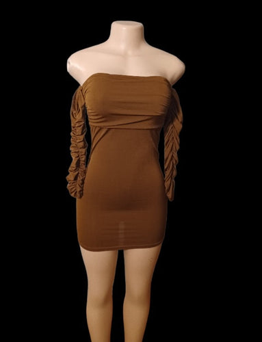 Sexy bardot sleeve bodycon dress New 6 Kargo Fresh