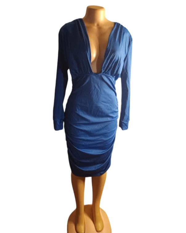 Sexy blue bodycon dress new xl Kargo Fresh