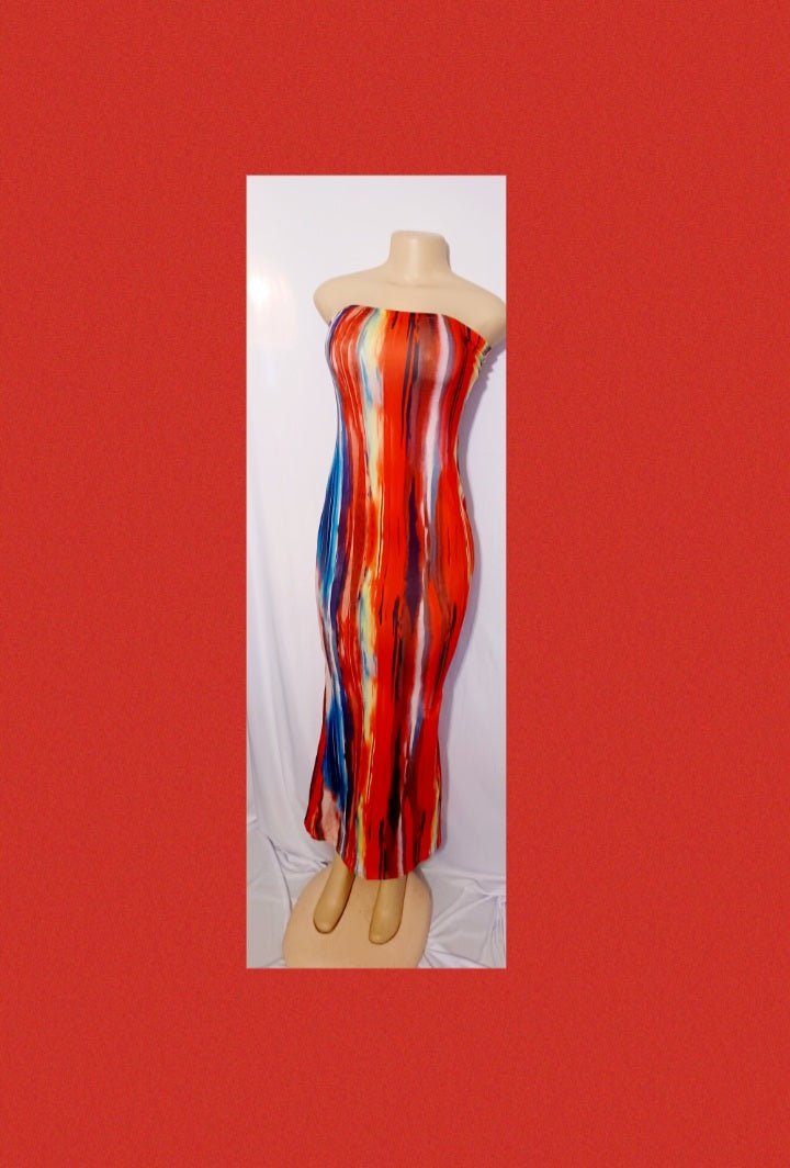 Sexy bodycon Tube Dress New L Kargo Fresh