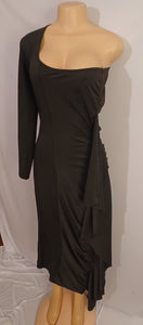 Sexy one arm black evening dress M Kargo Fresh