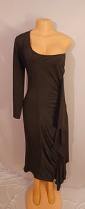 Sexy one arm black evening dress M Kargo Fresh