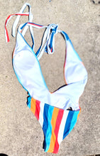 Load image into Gallery viewer, Sexy striped  1 piece swimsuit M Kargo Fresh
