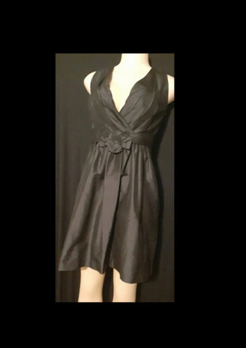 Silk Shantung Midi Cocktail Dress Size 6 Kargo Fresh