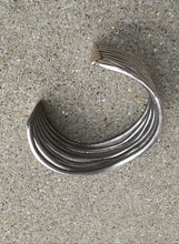 Load image into Gallery viewer, Silver Abstract Brutalist Cuff Bracelet Kargo Fresh
