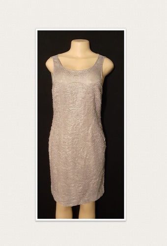 Silver Ann Taylor Cocktail Dress Size 8 Kargo Fresh