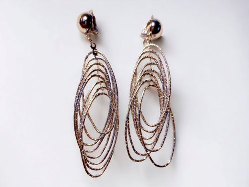 Silver Metal Clip On Multi Hoop Earrings Kargo Fresh