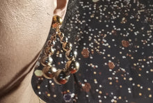 Load image into Gallery viewer, Silver and Gold Ball hoop design Clip On Earrings Kargo Fresh
